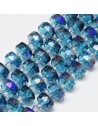Kristalų juosta 8x5 mm., mėlyna sp., 1 vnt.