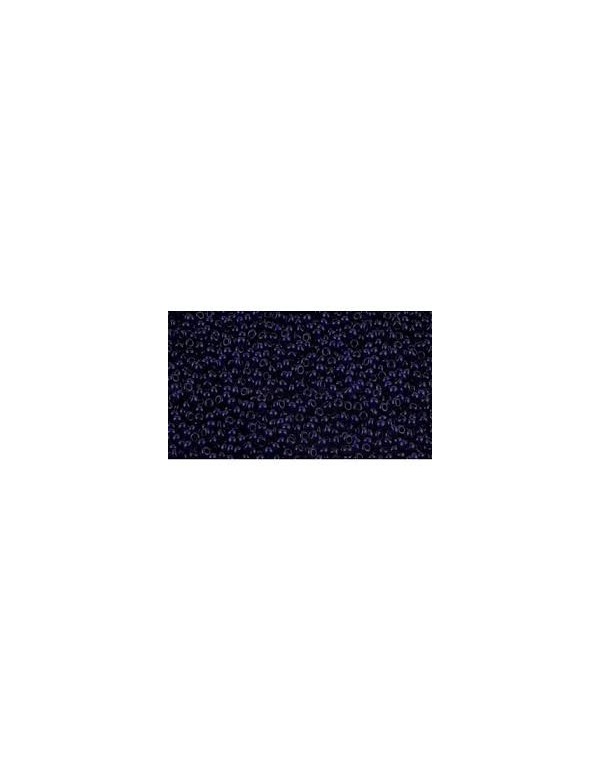 Preciosa, čekiškas biseris apie 50 gr. ( 8/0 )  tamsi mėlyna skaidri sp.