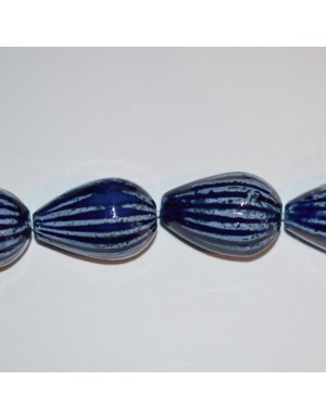 Keramikos karoliukas , lašo forma, 25x37 mm., 1 vnt. 