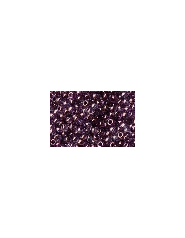 Preciosa, čekiškas biseris apie 50 gr. ( 11/0 ) skaidrus, violetinė sp.