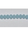 Rondelė forma 3x4,5 mm.šv.mėlyna, matinė