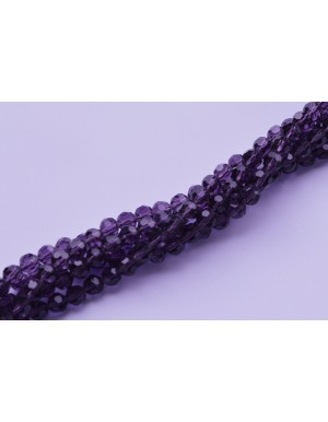 Apvali forma, 8 mm, violetinė,1 juosta