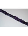 Agatas 4 mm, briaunuotas, violetinis 1 juosta