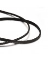 Odinė virvutė 5x2,5mm. juoda, 1 m.