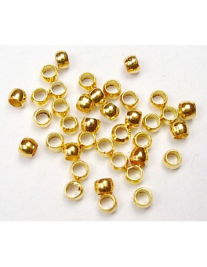 Spaustukai aukso sp.,2 x 1.2 mm. apie 300 vnt.