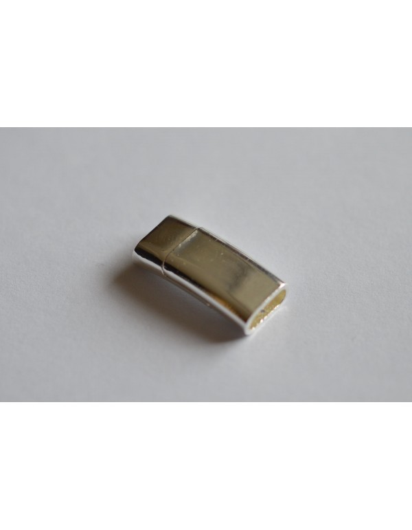 Magnetinis užsegimas , sidabro sp. 25x12 mm, įklijavimui 10x3 mm, 1 vnt.