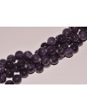 Žadeitas , tamsiai violetinis , 10 mm., 1 juosta