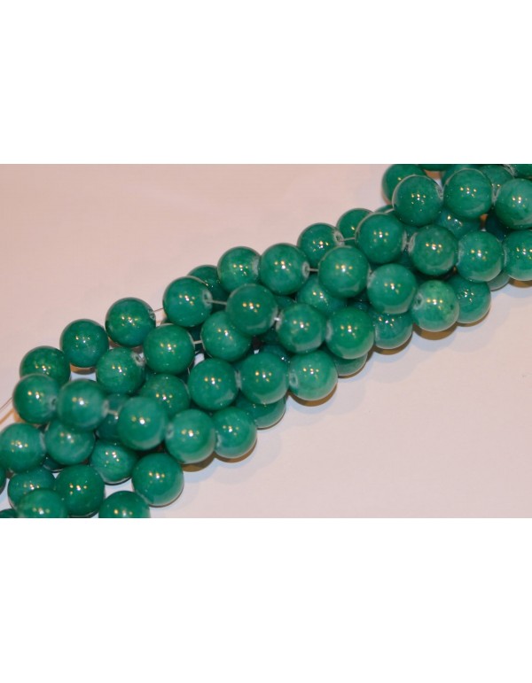 Žadeitas , žalia-turkio sp., 6 mm., 1 juosta