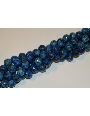 Marmuras , briaunuotas , 10 mm, mėlyna sp. , 1 juosta ( apie 38 vnt.)