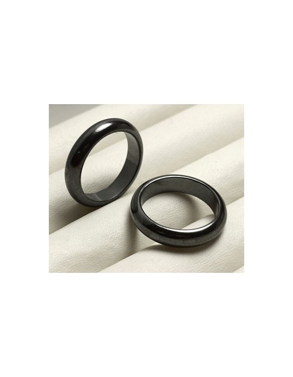 Hematito pakabukas-žiedas , 25x6 mm., 1 vnt.
