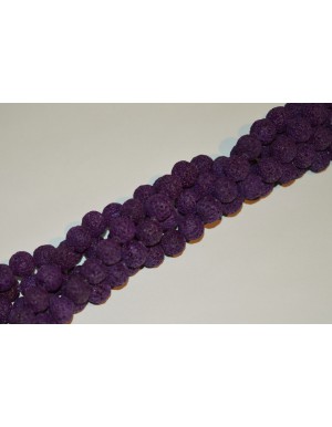 Lava, dažyta , violetinė sp., 10 mm. 1 juosta ( apie 40 vnt.)