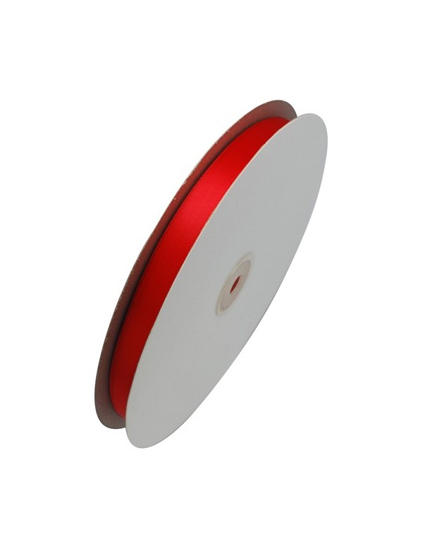Atlasinė juostelė 15 mm., raudona, 1 m. ( matuojama)
