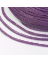Medvilninė, vaškuota virvutė , violetinė sp. 1 mm. 10 m.