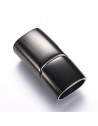 Nerūdyjančio plieno magnetinis užsegimas, juodinta sp. 28x14 mm, skylė 12x7 mm., 1 vnt.