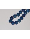Hematito karoliukas, mėlyna sp., 10x9x5,5 mm. 1 vnt.