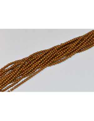  Hematito karoliukai,sen.aukso sp. 1,5 mm juosta ( apie 40 cm.)