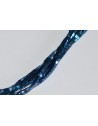 Hematito karoliukai , mėlyna sp., 1,5x1,5x1,5 mm., 1 juosta ( apie 260 vnt.)